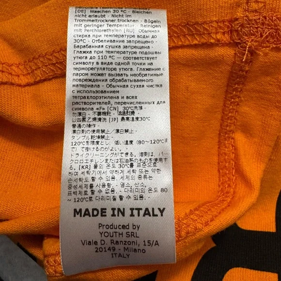 United Standard Reduce Re-Use Recycle Orange Graphic Tee - Picture 8 of 8